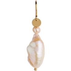 Baroque ørering stine a Stine A Long Baroque Pearl Earring Peach Sorbet Förgyllt-Silver 925 Freshwater Pearl