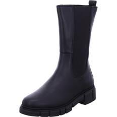 Sko Marco Tozzi Schnür-Stiefeletten schwarz