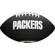 Sort Amerikanske fodbolde Wilson NFL Mini Soft Touch amerikansk fodbold, Green Bay Packers Unisex Tilbehør og Udstyr Sort