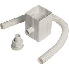 White Watering FloPlast 68mm Round 65mm Square Diverter