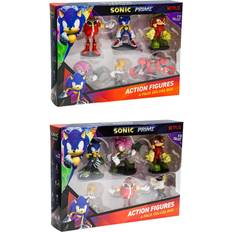 Sonic prime figurer Sonic 6 pk Action Figurer Aktivitetsleksaker