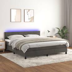 Tweepersoonsbed Continentaal Bedden vidaXL Boxspring met Matras en LED 180x200 cm