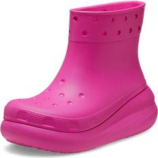 Crocs Sin cordones Botines de Tobillo Crocs Classic Crush Rain Boot - Juice Pink