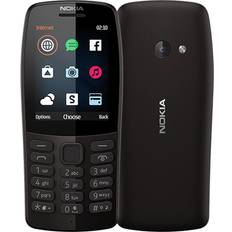 Nokia Sí - Teclado Numérico Teléfonos móviles Nokia 210 Negro Móvil Gsm Dual Sim 2.4'' Qvga 16mb Radio