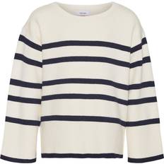 Viskos Blusar & Tunikor Barnkläder Vero Moda O-ringning Junior Nedsänkta Axlar Pullover Birch 146/152