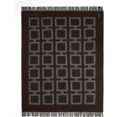 Lexington Decken Lexington Graphic Recycled Wool Filz Braun