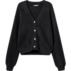 Mädchen - Schwarz Cardigans Kids Only Strickjacke 15306451 Schwarz Regular Fit