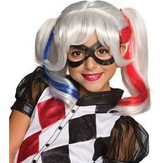 Long Wigs Rubies Girls DC Superhero Harley Quinn Wig