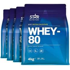 Whey 80 4 Star Nutrition Whey-80 16 kg 4 st