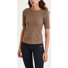 Braun - Fitness T-Shirts Casall Damen Shirt Rib Tee