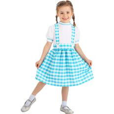 Vestidos de fiesta Gingham Kansas Girl Costume for Toddlers