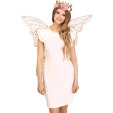 Amarillo Vestidos de fiesta Fun World Rose Gold Fairy Sparkle Wings