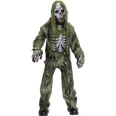 Fun World Kids deluxe walking dead zombie halloween fancy dress costume age p6403