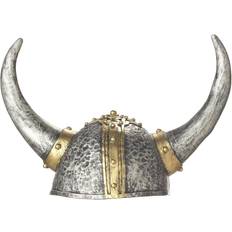 Grey Helmets California Costumes Viking helmet hat soft pvc silver gold norseman men accessory