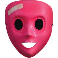 Rosa Masken Horror-Shop The Purge Maske mit Pflaster bestellen