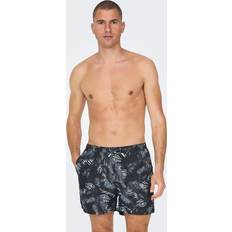 Only & Sons Badebukser Only & Sons Mønstret Badeshorts