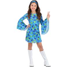 Kostüme Girl's Wild Flower 70s Disco Dress Costume