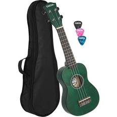 Ukulélés Cascha HH 3963 Green Ukulélé soprano