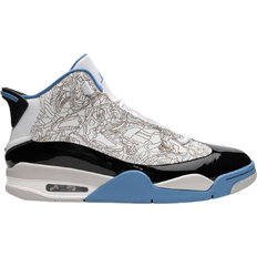 Nike Air Jordan Dub Zero Shoes - White/Black/Blue/Light Grey