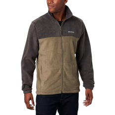 6XL Tops Columbia Men’s Steens Mountain 2.0 Full Zip Fleece Jacket - Shark/Stone Green