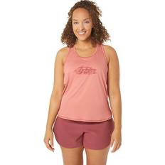 Löpning - Röda Linnen Asics Nagino Graphic Run Tank Women Bordeaux