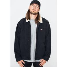 Dickies Duck Canvas-Deck-Jacke Mann Stone Washed Schwarz