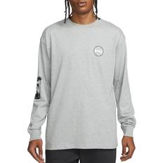 Nike Men's LeBron Long-Sleeve M90 T-Shirt, Medium, Dk Grey Heather Back to School