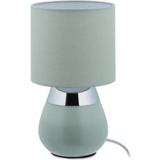 Eisen Tischlampen Relaxdays Touch Green/Grey Tischlampe 32cm