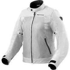 Argent Blousons de moto Rev'it! Eclipse Ladies Silver Blouson textile