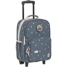 Poignée Télescopique Bagages pour enfants Lässig Kinderkoffer Trolley Happy Prints Dunkelblau