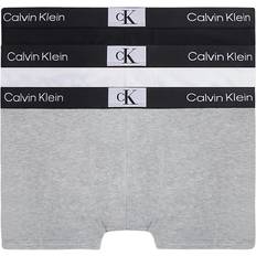 Calvin Klein Trunks 3-pack - Black/White/Grey Heather