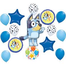 Balloons Anagram Bluey Birthday Party Supplies Balloon Bouquet Decorations