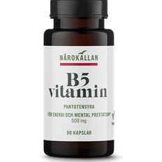 Närokällan Vitaminer & Kosttillskott Närokällan B5 500 mg 90 st