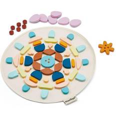 Mandala pedagogiskt träpussel för barn