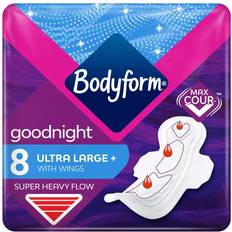 Bodyform ultra Bodyform Cour-V Ultra Night Sanitary Towels Wings 8 8-pack