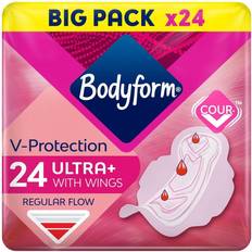 Bodyform ultra Bodyform Cour-V Ultra Normal Sanitary Towels Wings 24 24-pack