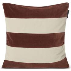 Organic Pillows Lexington Block Kissenbezug Braun (50x50cm)