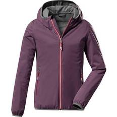 Mädchen Softshelljacke mit Kapuze, packbar KOS 164 GRLS SFTSHLL JCKT