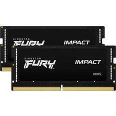 32 GB - 6400 MHz - DDR5 Memorias RAM Kingston Fury SO-DIMM DDR5 6400DMHz ECC 2x16GB (KF564S38IBK2-32)