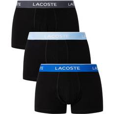 Cotone Intimo maschile Lacoste Underwear Trunks Men 3-pack - Black