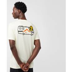 Nike Running – Trail Dri-FIT – Vit t-shirt med tryck-Vit/a