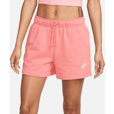 Nike Sportswear Club Fleece Mid-Rise Shorts - Sea Coral/White