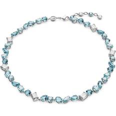 Swarovski Gema Halskette Verschiedene Schliffe - Blau