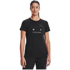 Under Armour Women T-shirts Under Armour Women's Training Sportstyle Logo T-Shirt - Black/White