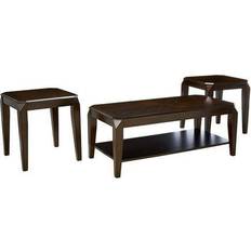 Benzara BM154542 Docila 3Pc Pack Coffee/End Nesting Table