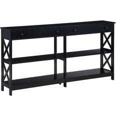 Tables Convenience Concepts Oxford 2 Drawer Console Table