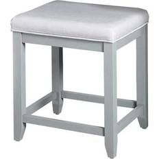 Vista Makeup Vanity Chair Vintage Gray