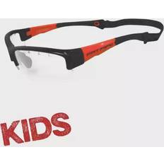 Musta Salibandytarvikkeet Fat Pipe Protective Eyewear Set Kid, nuorten salibandylasit