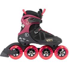 Rot Inlineskates K2 Damen Inlineskates VO2 PRO SHORT CUFF burgandy_pink