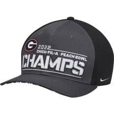 Nike Caps Nike 2022-23 College Football Playoff Peach Bowl Champions Georgia Bulldogs Locker Room Hat, Men's, Black